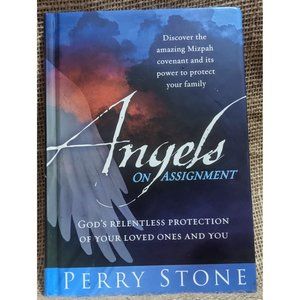 ❤️3 for $15❤️ Angels on Assignment by Perry Stone Hard back Book Christian